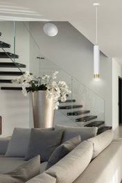 LYONN 1 White Gold Pendant Lamp