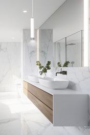 LYONN 1 White Chrome Pendant Lamp