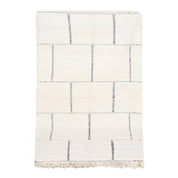 Luxury Handmade Beni Ouarain Rug, Timeless Artisan Design