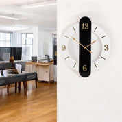 Casablanca round black and gold wall clock
