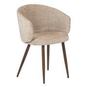 Elegant Hand-Finished Luna Chairs in Cream - Artisanal Craftsmanship