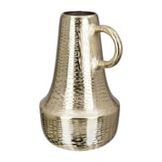 Bloom of radiance gold aluminium vase