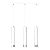 LYONN 3 White Chrome Pendant Lamp