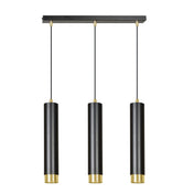 LYONN 3 Black Gold Pendant Lamp