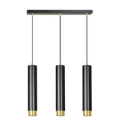 LYONN 3 Black Gold Pendant Lamp