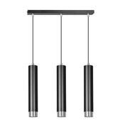 LYONN 3 Black Chrome Pendant Lamp