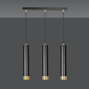 LYONN 3 Black Gold Pendant Lamp