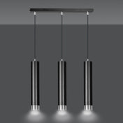 LYONN 3 Black Chrome Pendant Lamp