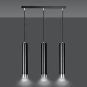 LYONN 3 Black Chrome Pendant Lamp