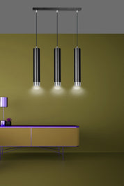 LYONN 3 Black Chrome Pendant Lamp