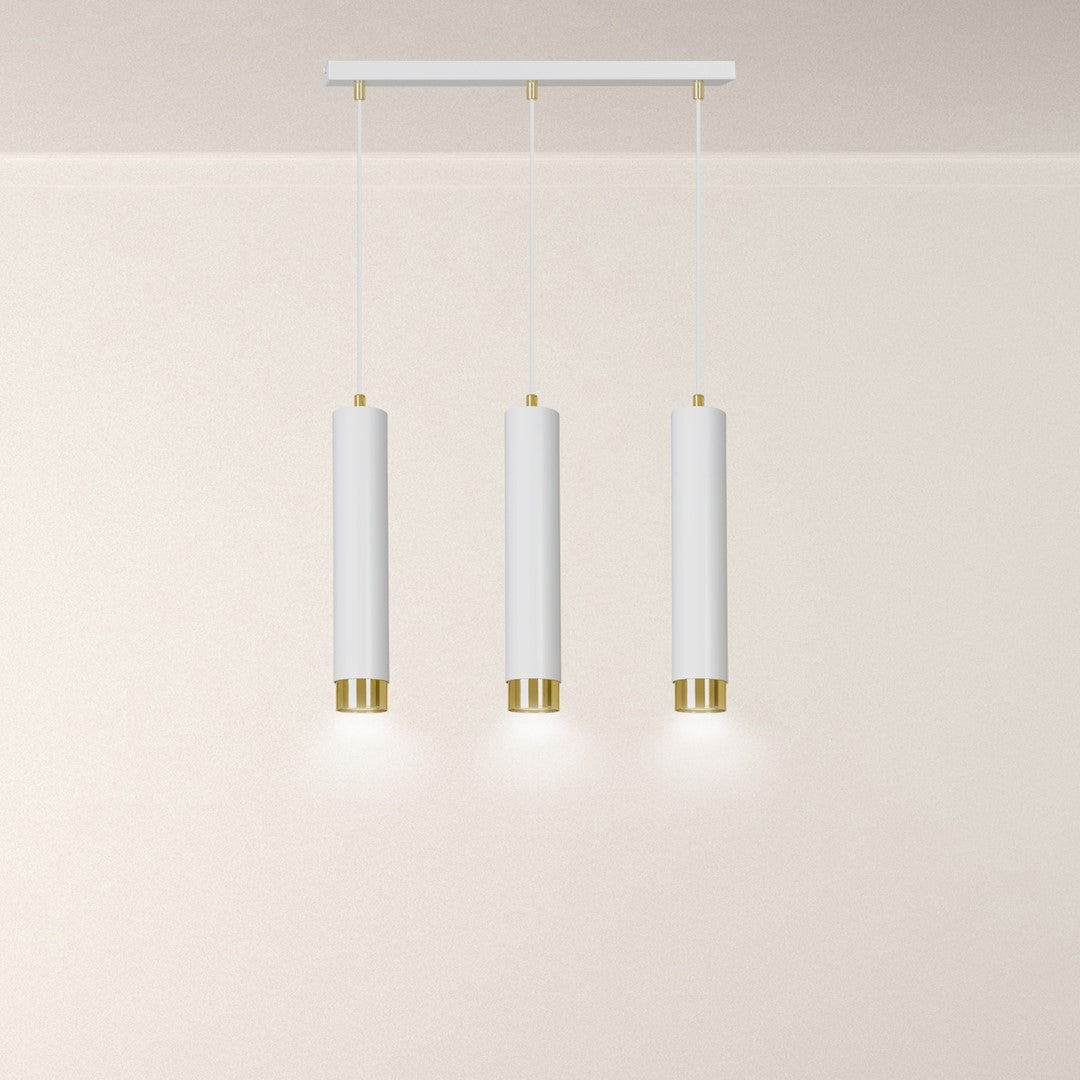 LYONN 3 White Gold Pendant Lamp