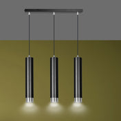 LYONN 3 Black Chrome Pendant Lamp