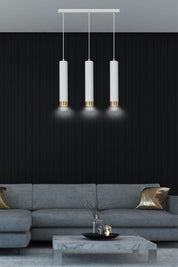 LYONN 3 White Gold Pendant Lamp