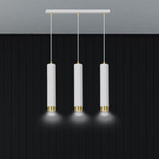 LYONN 3 White Gold Pendant Lamp