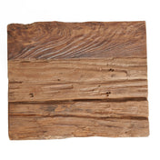 Yoke reclaimed teak stool – small