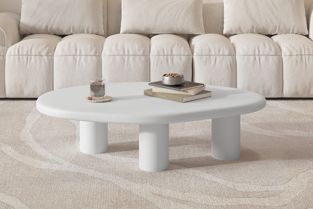 Alba coffee table mineral ecru