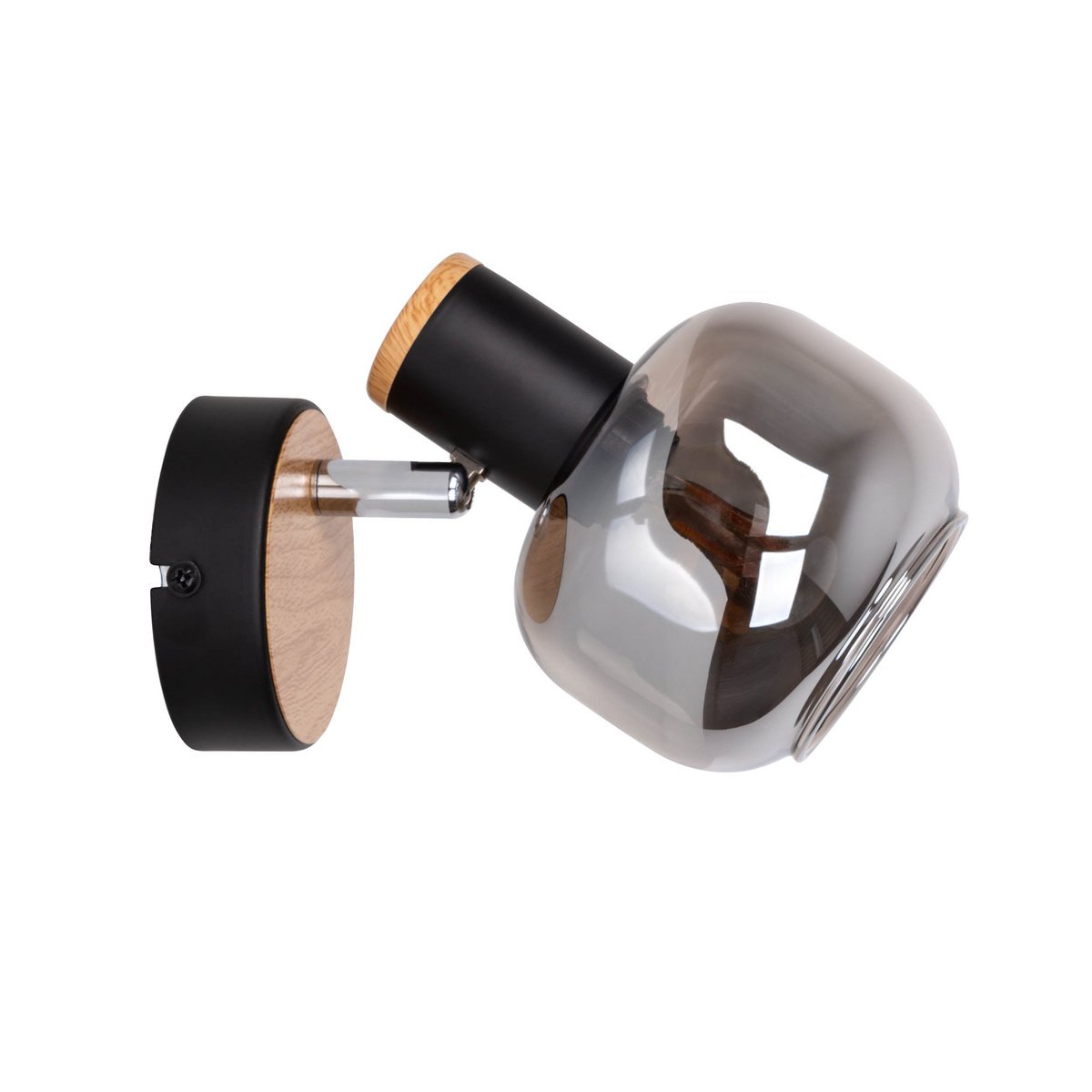 Handgemaakte Fumoso glazen wandlamp - Tijdloos ambachtelijk design