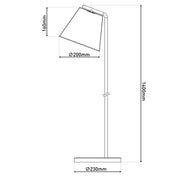 Handcrafted Luxury Korie Floor Lamp with Timeless Design