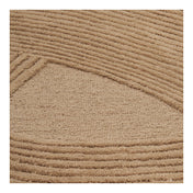 Svala 160x230cm wool rug – Brown