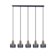 Tijdloze Artisan hanglamp in luxe zwart en goud design