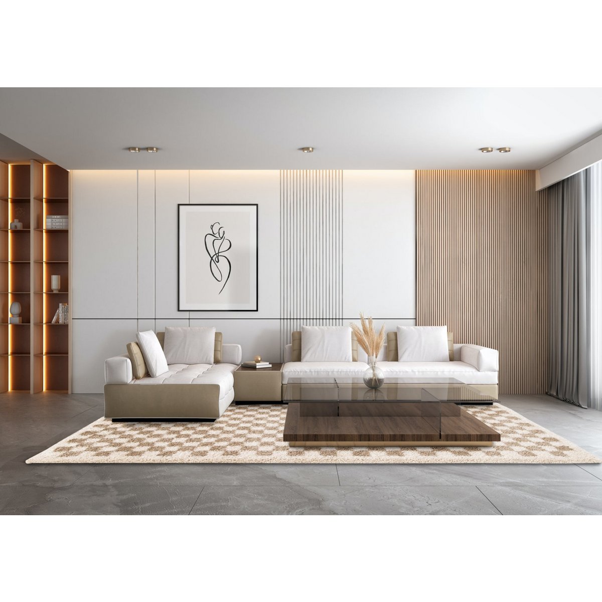 Luxurious Handmade Artisan Rug in Timeless Premium Design