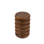Umiko spiral teak stool