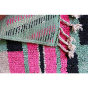 Handmade Moroccan Berber Carpet - Timeless Luxury Design 71x346cm