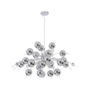 Tijdloze Artisan hanglamp in chroom met natuurlijke elegantie