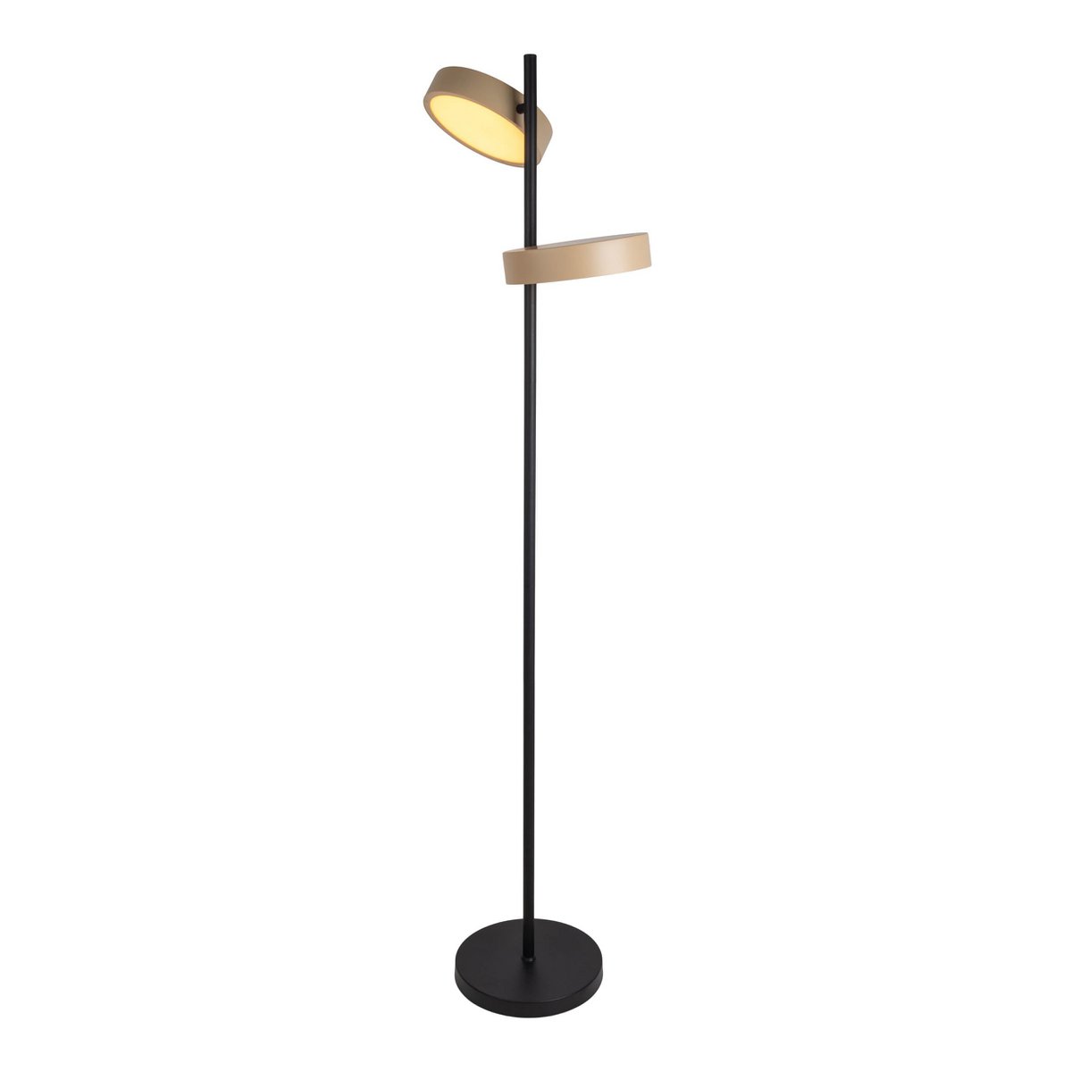 Tijdloze handgemaakte LED-vloerlamp Tessa met natuurlijk design