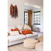 Flores raffia pouf