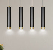 LYONN 4 Black Gold Pendant Lamp