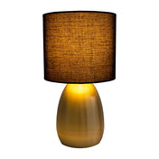 Timeless Luxury Handmade Table Lamp in Gold and Black Design