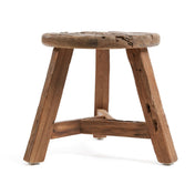 Yatai reclaimed teak stool – small
