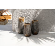 Timeless Handmade Artisan Vase in Antique Grey Design