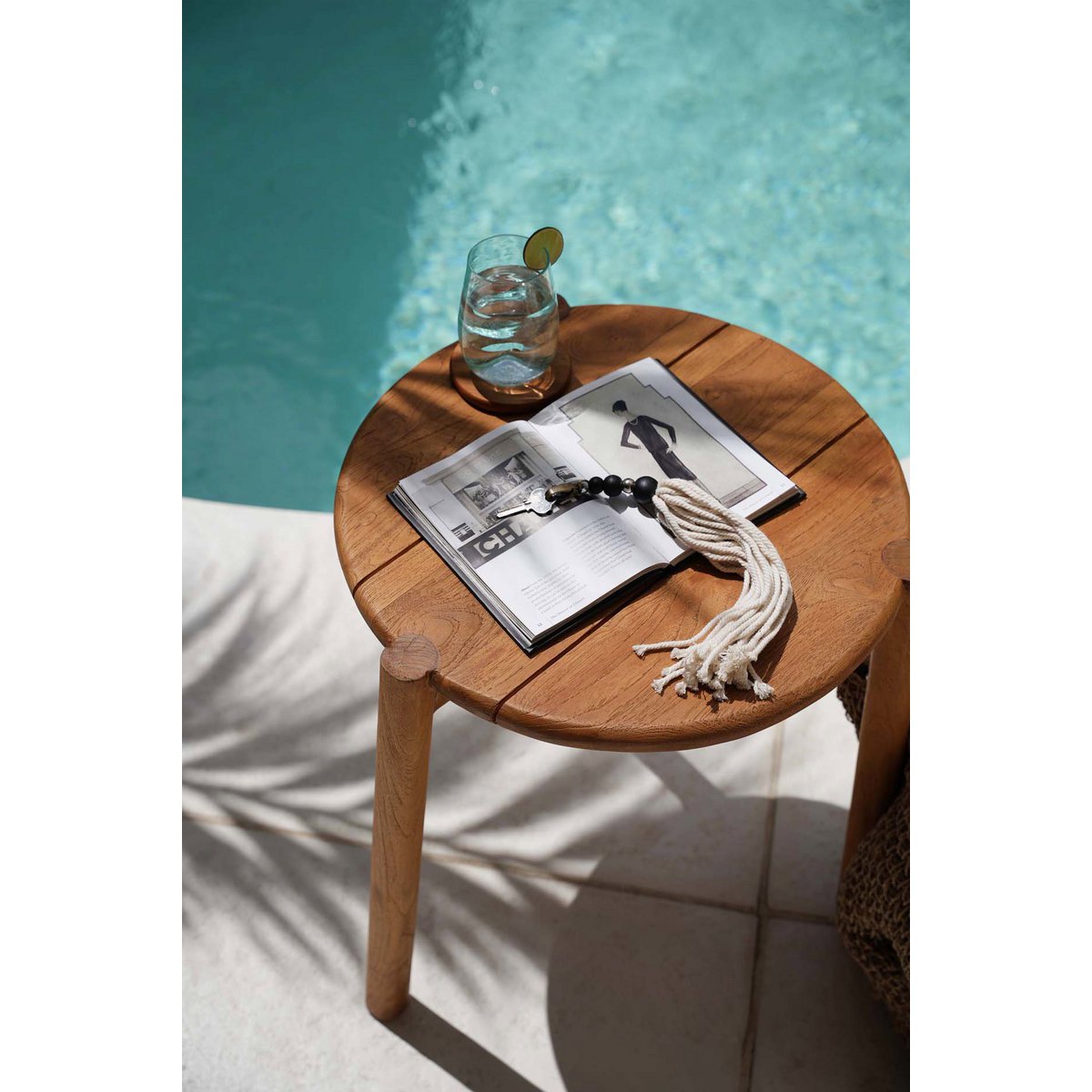 Timeless Handmade Artisan Side Table in Premium Natural Materials