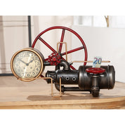 Kofus heritage copper and silver grandfather clock