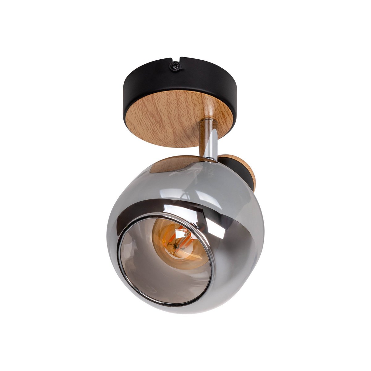 Handgemaakte Fumoso glazen wandlamp - Tijdloos ambachtelijk design