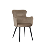 Elegant Hand-Finished Wing Chairs in Neutral Tones Set of 2