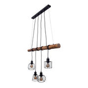 Handgemaakte hanglamp in hout - ambachtelijk ontwerp, premium kwaliteit
