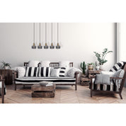 Tijdloze Artisan hanglamp in luxe zwart en goud design