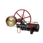 Kofus heritage copper and silver grandfather clock