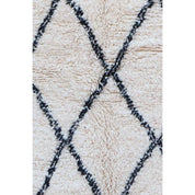 Luxury Handmade Moroccan Berber Carpet - Timeless Design 133x250 cm