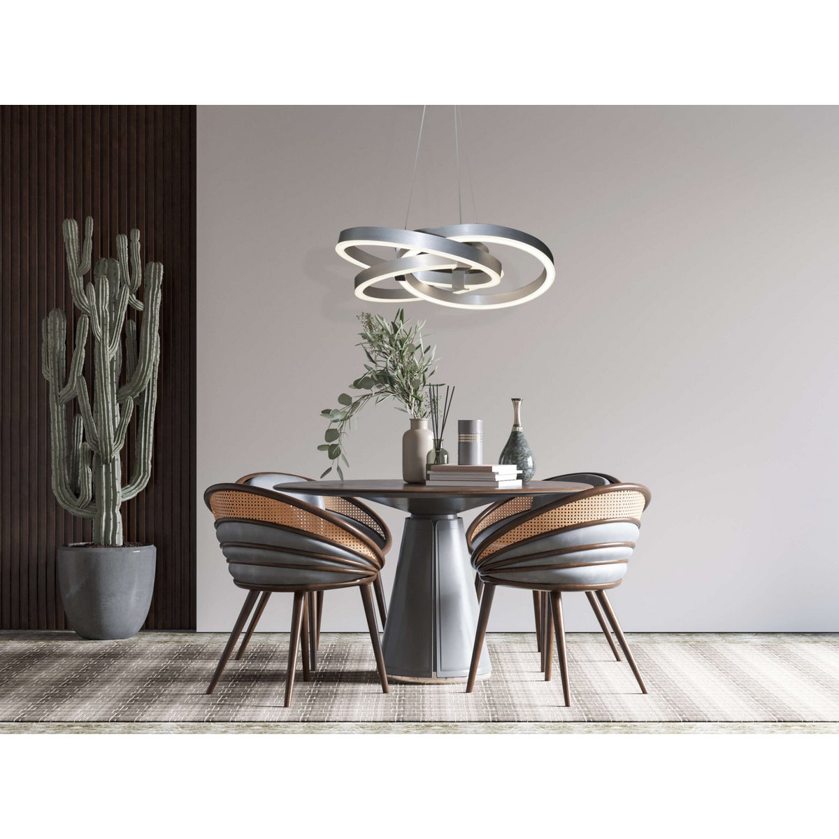 Luxe handgemaakte LED-hanglamp, ambachtelijk vervaardigd ontwerp