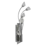 Tijdloze, ambachtelijk vervaardigde LED-wandlamp met hoogwaardige chromen afwerking