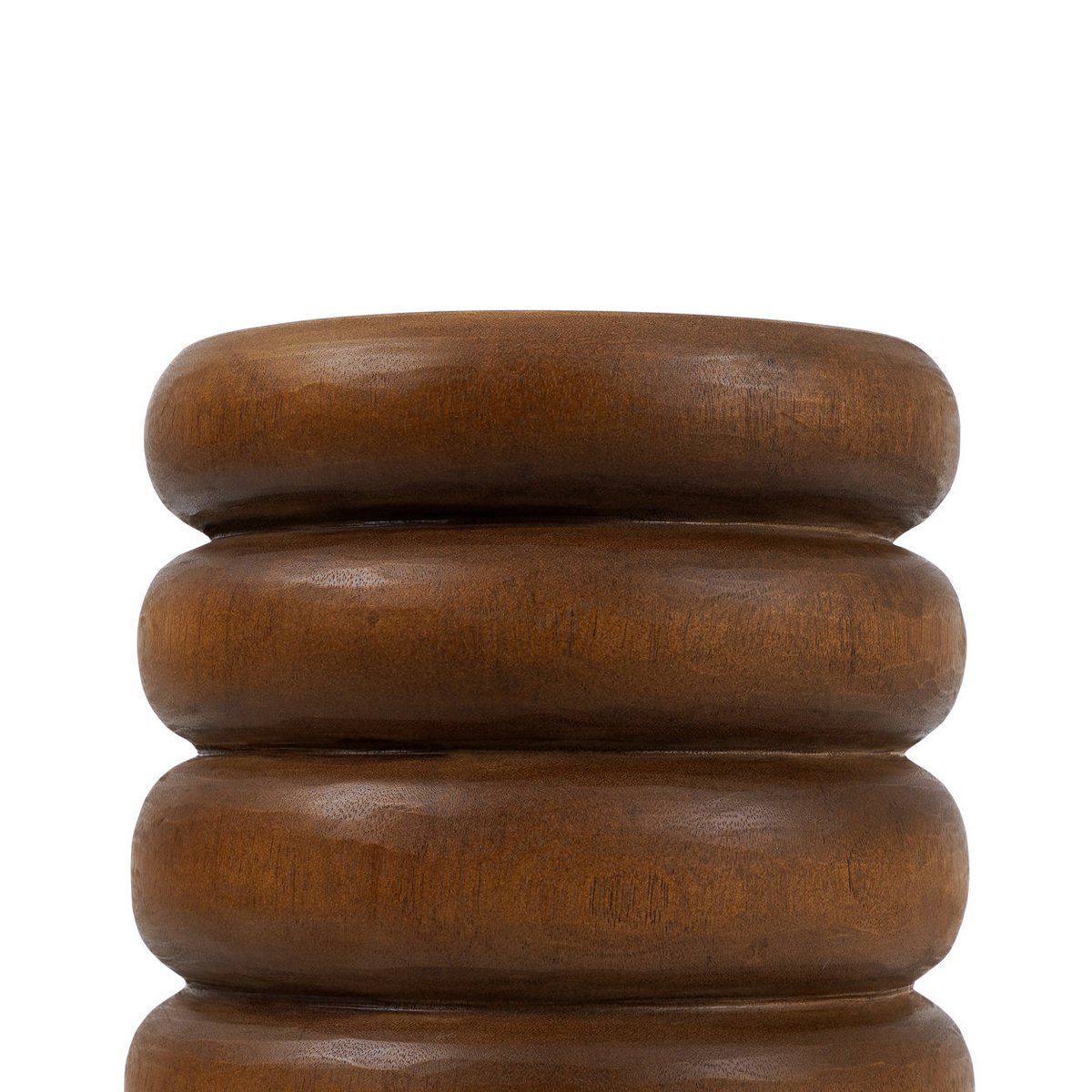 Umiko spiral teak stool