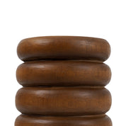 Umiko spiral teak stool