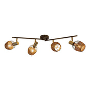 Handcrafted Luxury Corbis Ceiling Lamp in Black and Gold