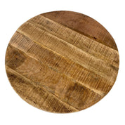 Handgemaakte luxe ronde salontafel met ambachtelijk metalen frame