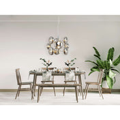 Timeless Handmade Artisan Pendant Light in Amber Glass Design