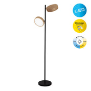 Tijdloze handgemaakte LED-vloerlamp Tessa met natuurlijk design